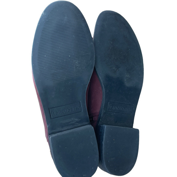 Franco Sarto Brandy/DkBurgundy Chelsea Boot - Women's  8 1/2 Wide - Picture 9 of 13